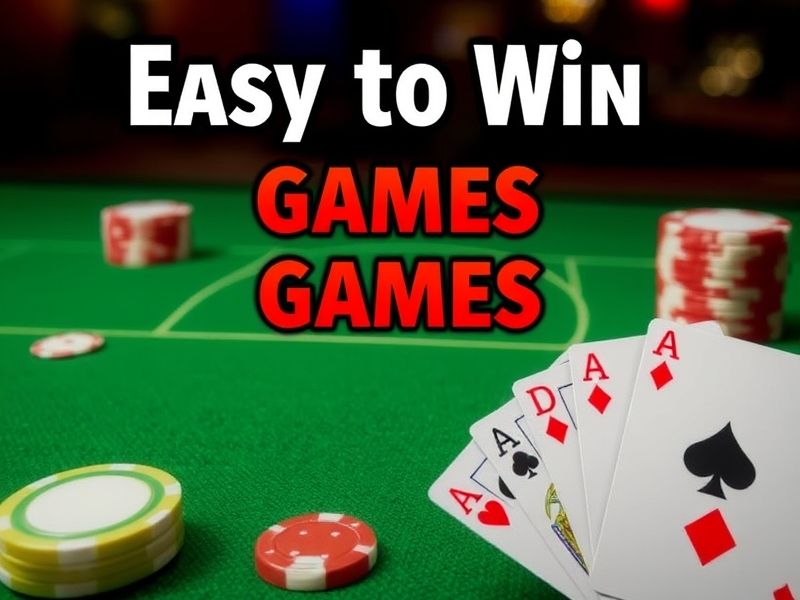 Discover the easiest casino games to win online and in-person, with expert insights on strategies, odds, and top choices for players of all skill levels.